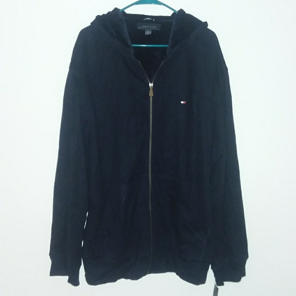 tommy hilfiger fur lined hoodie